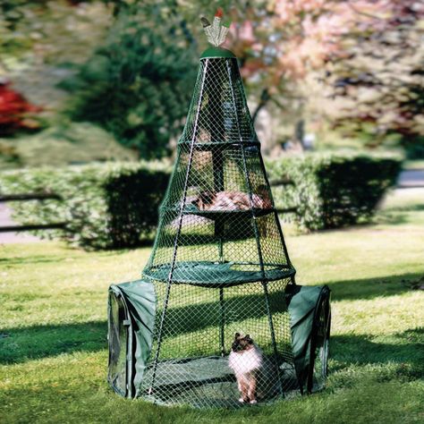 Teepee Outdoor, Cat Teepee, Cat Condos, Cat Playpen, Play Teepee, Outdoor Cat Enclosure, Outdoor Cat, Cat Trees, Cat Enclosure