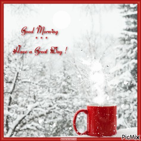 Good Morning Winter Images, Good Morning Winter, Good Morning Christmas, Morning Winter, Birthday Morning Surprise, Morning Words, Love Good Morning Quotes, Morning Kisses, Good Morning Post