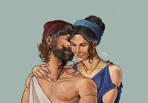 Stimlord Gigi Odysseus, Penelope And Odysseus Fanart, Odysseus And Penelope, Greek Myths Stories, Musical Fanart, Greek Stories, Classical Studies, Greece Mythology, Greek Mythology Gods