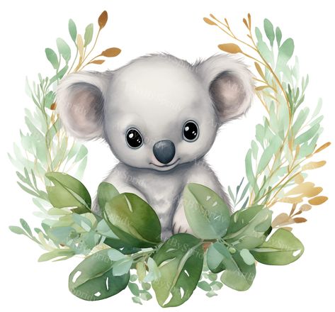 Parties Decorations, Creative Clips Clipart, Animal Caricature, Puppy Portraits, Cozy Throw Pillows, Cartoon Crazy, Feuille Eucalyptus, Baby Koala, Cat Clipart