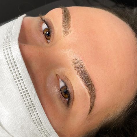 Microblading And Powder Eyebrows, Natural Nano Brows, Microblading Inspiration, Nano Brows Before And After, Natural Microblading Eyebrows, Brow Microblading, Cosmetic Tattoo Eyebrows, Nano Brows, Brow Ideas