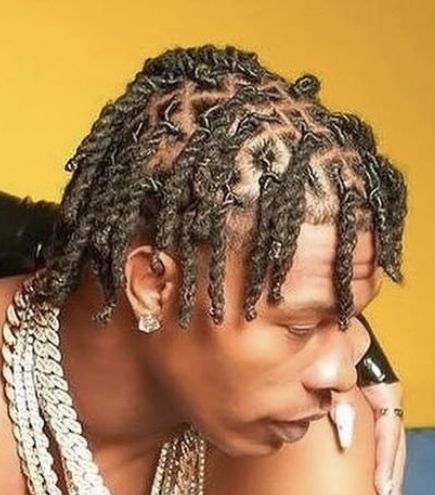 Lil Baby Loc Styles, Dreds Locs Short Hair Men, Lil Baby Dreads, Mens Twists, Dreadlocks Hair Care, Mens Twists Hairstyles, Short Hair Twist Styles, Braided Buns, Twists Hairstyles