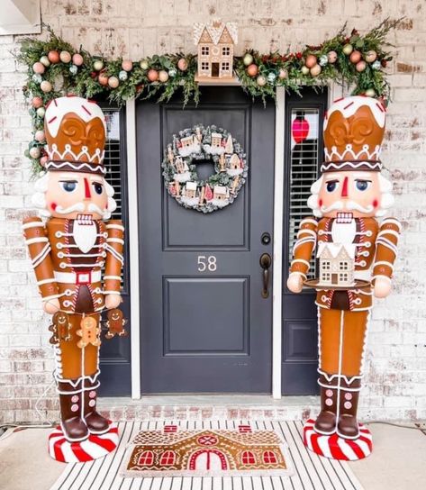 Walmart Nutcrackers Painted, Nutcrackers Diy Paint Ideas, Walmart Nutcracker Painted, Walmart Nutcracker Painting Ideas, Gingerbread Nutcracker Diy, Diy Painted Nutcracker, Painted Nutcracker Diy, Walmart Nutcracker, Nutcracker Makeover