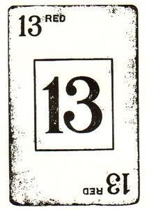 Number 13 Tattoos, Lucky Number 13, 13 Tattoo, Happy Friday The 13th, 13 Tattoos, Lucky 13, Number 13, Card Tattoo, Card Making Supplies