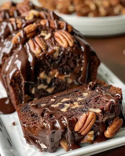 Gooey Chocolate Pecan Cake - Irresistibly Delicious Recipe Optimal Recipes, Pecan Cake, Chocolate Pecan, Dream Cake, Decadent Desserts, Pecans, Let Them Eat Cake, Just Desserts, Cake Desserts