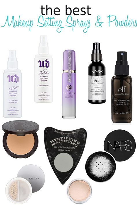 10 Best Makeup Setting Sprays and Powders - I share the best options for all budgets. Many vegan products included. Make your makeup last all day! Best Setting Spray For Dry Skin, Setting Spray For Dry Skin, Elf Setting Spray, Best Setting Spray, Make Up Spray, Best Makeup Setting Spray, Setting Makeup, Manual Driving, Looks Kylie Jenner