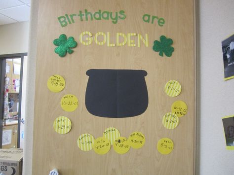 March birthday board March Birthday Bulletin Board Ideas, March Birthday Bulletin Boards, March Birthday Board Ideas, Bulletin Boards Birthday, Felt Board Ideas, Elementary Crafts, Ladybug Room, Spring Toddler Crafts, Birthday Board Classroom