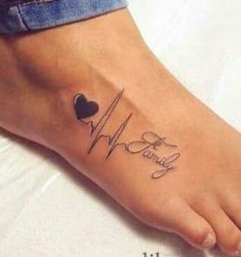 Small Tattoos For Ladies, Tattoos For Women On Thigh, Heartbeat Tattoo Design, Tattoos For Women Small Meaningful, Tiny Tattoos For Women, Tattoo Diy, Heartbeat Tattoo, Tattoos Mandala, Meaningful Tattoos For Women