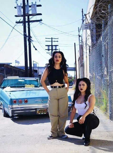 Chola Aesthetic, Chola Outfit, Chica Chola, Chola Girl, Chola Style, Estilo Cholo, Cholo Style, Chicana Style, Low Rider Girls