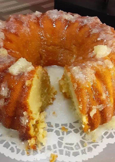 Pineapple Cream Cheese Pound Cake Recipe - Grandma's Homemade Goodness Pineapple Cream Cheese Pound Cake, Pineapple Pound Cake, Pineapple Cream Cheese, Cream Cheese Pound Cake Recipe, Cheese Pound Cake, Cake Mug, Cream Cheese Pound Cake, Pineapple Recipes, Bundt Cakes Recipes