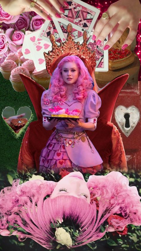 RoR TOMORROW #descendants #riseofred #descendantsriseofred #bridget #queenofhearts #pocketwatch #descendants4 Evil Princess, Descendants 4, Disney Channel Descendants, Sugar Love, Pink Books, Disney Descendants, Photo Wall Collage, Dragons Blood, Red Wallpaper