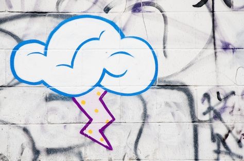 Cloud Graffiti by mythyes, via Flickr Graffiti Clouds, Cloud Graffiti, Print Portfolio, Graffiti Lettering Alphabet, Printed Portfolio, Love List, Cloud Drawing, Face Tattoos, Graffiti Wall