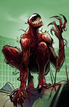 Carnage by glencanlas Carnage Symbiote, Absolute Carnage, Carnage Venom, Spiderman Poses, Cletus Kasady, Drawing Marvel, Carnage Marvel, We Are Venom, Venom Carnage