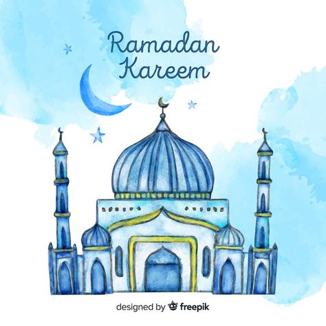 Ramadan Free Vector Ramadan Wallpaper, Eid Mubarak Banner, Eid Images, Mosque Silhouette, Eid Mubarak Background, About Ramadan, Ramadan Greetings, Islamic New Year, Mandala Background