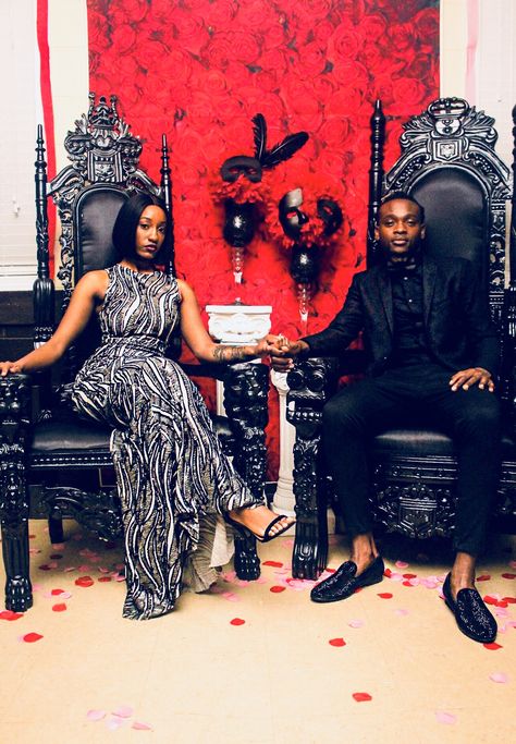 #BlackLove #RegalLove #Royalty #KingandQueen #Culture #Couture King And Queen Engagement Photos, King Queen Photoshoot, Black King And Queen Photoshoot Ideas, King And Queen Photoshoot Ideas, Royal Couple Photoshoot, Married Photos, Marriage Blessing, Pc Inspiration, Anniversary Pics