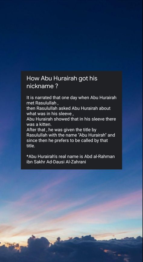 Let's take Abu Hurairah as an example of a cat lover. His love for cats are incredible ! <3 Abu Hurairah Quotes, Abu Hurairah, Al Rahman, Islamic Stories, Best Islamic Quotes, Sweet Moments, Muslimah Aesthetic, Cat Facts, Quran Quotes Inspirational