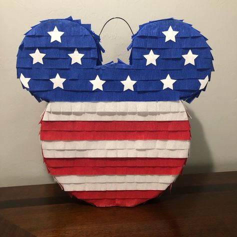 4th Of July Pinata, Captain America Pinata, Diy Square Pinata, Mexican Star Pinata, Fancy Pinata, Halloween Pinata, Mickey Mouse Halloween, Mickey Halloween, Selling On Poshmark