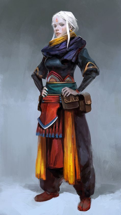 Female Monk, Desen Anime, Dungeons And Dragons Characters, Samana, Dnd Art, Arte Fantasy, Fantasy Rpg, 판타지 아트, Fantasy Inspiration