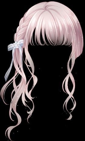 Anime Hair Texture, Vtuber Hair Reference, Vtuber Hair, Flowy Anime Hair, Anime Hair Wig, Cocoppa Short Hair, Cocoppa Play Hair Long, Girl Hair Drawing, Drawing Anime Bodies