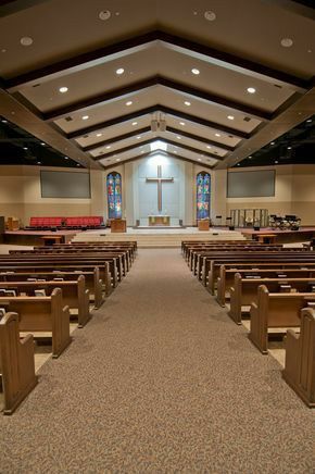 Church Interior Design Modern, Church Building Design Exterior, Church Interior Design Sanctuary, Modern Church Interior, Contemporary Church Design, Church Design Sanctuary, Church Exterior, Church Building Plans, Warehouse Renovation