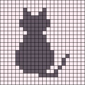 C2c Crochet Cat Pattern Free, Basic Alpha Patterns, Cat Crochet Alpha Pattern, 20x20 Alpha Pattern, Easy Grid Patterns, Crochet Alfa Patterns, Tapestry Crochet Patterns Free Easy, Pixel Grid Crochet Easy Simple, Alpha Patterns 2 Colors