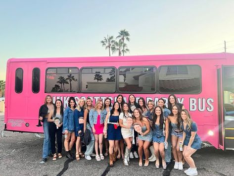 Pink Party Bus, Celebration Dance, Party Bus Rental, Bus Living, Night On The Town, Bull Riding, Party Bus, Airport Shuttle, Pink Party