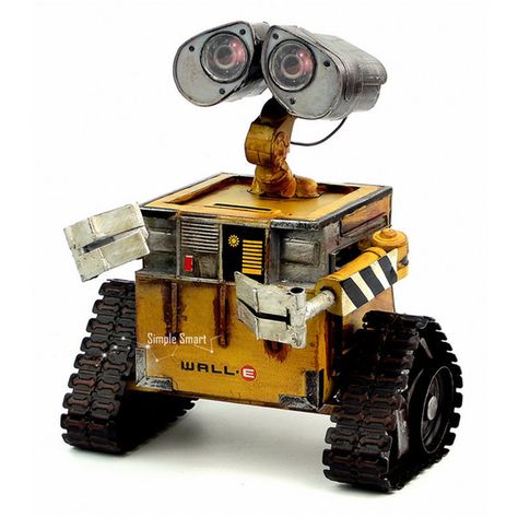 Retro Style Wall-E Robot Metal Model Hand Made Metal Toy Car Home... ($60) ❤ liked on Polyvore featuring home, home decor, office accessories and car office accessories Wall E Robot, Metal Robot, Disney Pixar Characters, Craft Iron, Mini Iron, Pixar Characters, Antique Images, Christmas Gifts For Boys, Wall E