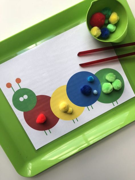 Very Hungry Caterpillar Activities for Preschoolers - No Time For Flash Cards Insects Activities, Preschool Insects, Caterpillar Activities, Caterpillar Art, The Very Hungry Caterpillar Activities, Hungry Caterpillar Craft, Hungry Caterpillar Activities, Bug Activities, Learning Preschool