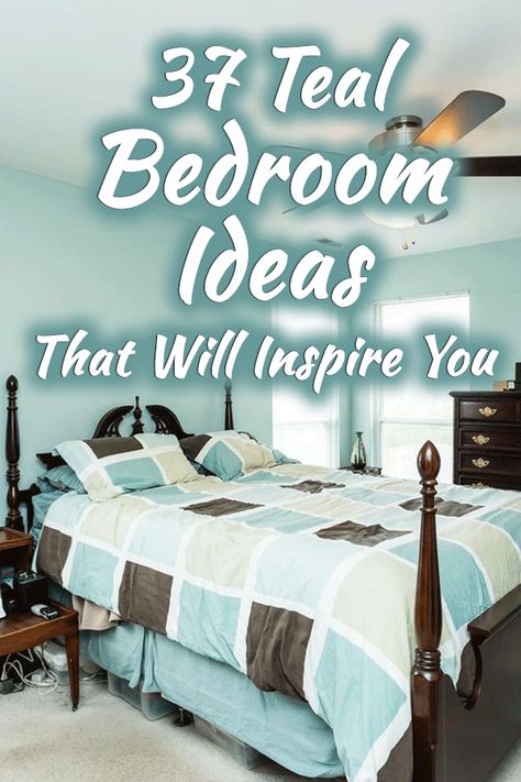 Teal Wall Bedroom Ideas, Teal Bedroom Ideas For Women, Teal Wall Bedroom, Teal And White Bedroom, Teal Bedroom Designs, Teal And Gray Bedroom, Teal Living Room, Teal Bedroom Ideas, Teal Bedroom Decor