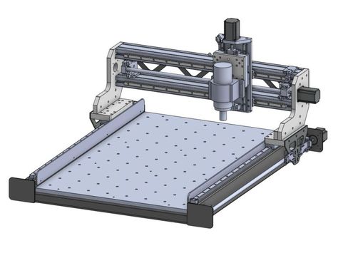 DIY CNC Router: Design – Jeremy Young Design Cnc Router Plans, Hobby Cnc, Diy Cnc Router, Machine 3d, Cnc Plans, Routeur Cnc, Cnc Router Machine, Router Machine, Wood Plugs