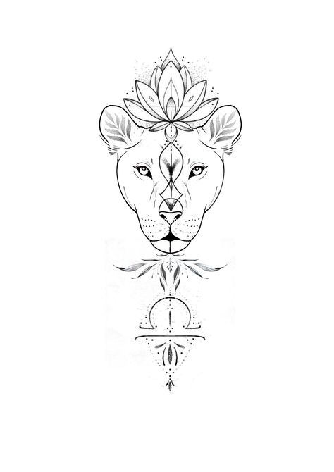 Lion Tattoo Linework, Simple Lion Tattoo For Women, Small Lioness Tattoo For Women, Female Lion Tattoo For Women, Linework Tattoo Design, Practice Tattoos, Simple Lion Tattoo, Persephone Tattoo, Lion Tattoo On Thigh