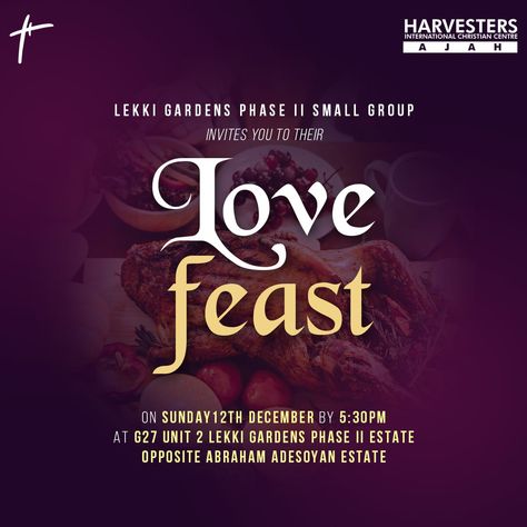 Love Feast Design, Love Feast Church Flyer Design, Flier Designs, Love Feast, Church Flyer Design, Designer Working, Presentation Design Layout, Church Poster Design, Graphic Design Flyer