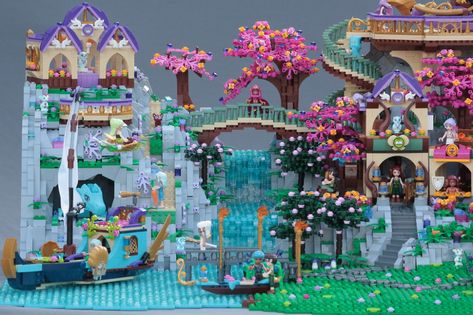 Lego Fairy, Magical Village, Lego Tree, Elven Forest, Lego Village, Lego Craft, Lego Creative, Lego Pictures, Brave Enough