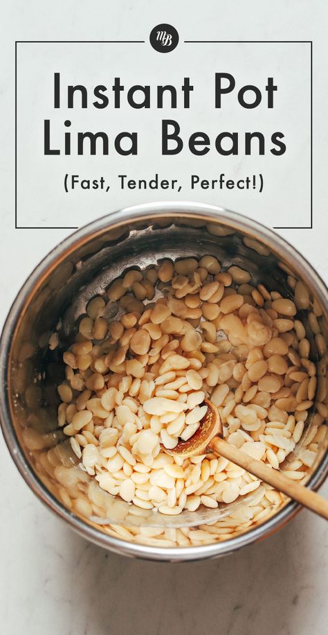 Instant Pot Lima Beans, Lima Beans And Ham, Lima Bean Soup, Pressure Cooker Beans, Lima Bean Recipes, Butter Beans Recipe, Lima Beans, Instant Pot Dinner Recipes, Insta Pot