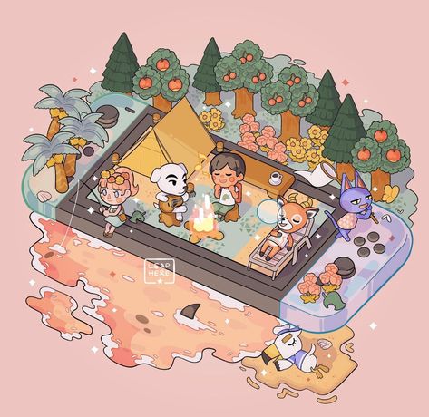 ☆ Leaphere on Twitter: "Animal Crossing New Horizons: Waiting for Summer 🌅… " Geek Home Decor, Wallpaper Minimal, Animal Crossing Fan Art, Cross Tattoos, Animal Crossing Memes, Acnh Codes, Animal Crossing Characters, Character Sheets, Animal Crossing Villagers