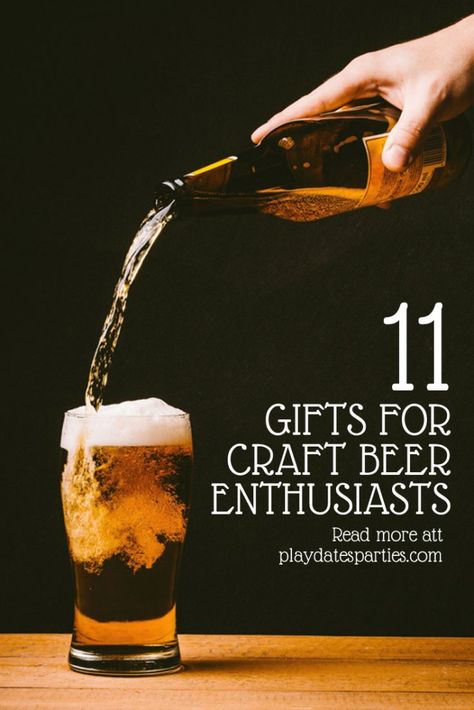 YES! Finally, 11 craft beer enthusiast gifts that your loved one will ACTUALLY love to get, no matter what budget you have to spend. #craftbeer #beer #gifts #holiday Unique Useful Gifts, Beer Related Gifts, Craft Beer Wedding, List For Christmas, Homemade Ideas, Beer Wedding, Beer Cake, Beer Theme, Oktoberfest Party