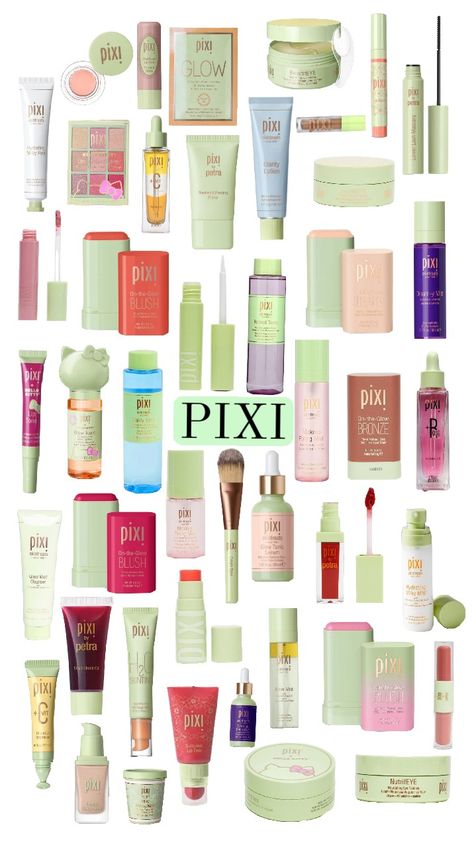 #fyp#pixi#byme#beauty#skincare Pixi Skincare, Pixi Makeup Products, Pixi Products Skin Care, Pixi Beauty Makeup, Pixie Cosmetics, Pixi Cosmetics, Pixi Beauty, Aesthetic Stickers, Facial