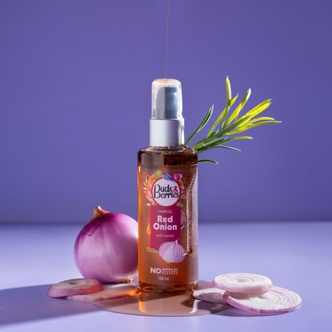 Hair Oil Photography Ideas, Hair Oil Product Photography, Oil Photoshoot, Organic Hair Oil, Creative Photography Projects, Onion For Hair, Product Shoot, Baddie Quotes, Uv Dtf