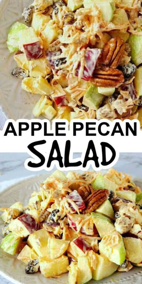 Apple Pecan Salad, Salad With Pecans, Apple Salad Recipe, Apple Salad Recipes, Red Delicious Apples, Fruit Salad Easy, Fruit And Veggie, Pecan Salad, Fresh Salad Recipes