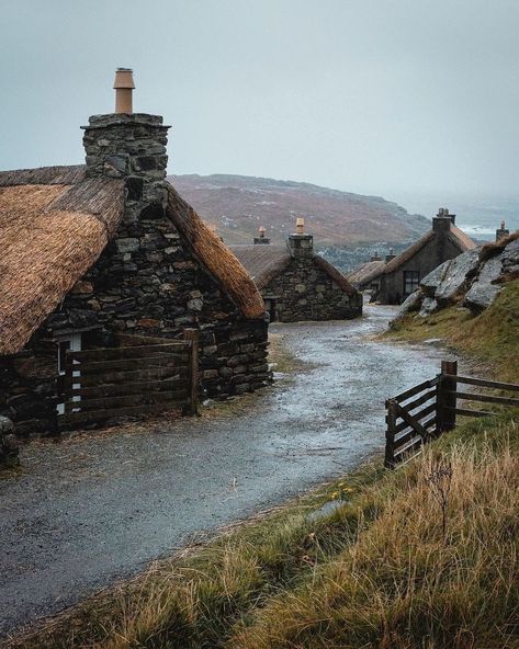 Castles of Scotland’s Instagram photo: “The Gearrannan Blackhouse Village by @roanlavery is a quaint cluster of traditional stone crofts on the Isle of Lewis; a reminder of…” Jeju City, Viking Village, Amazing Pics, Old Stone, Stone Houses, Scottish Highlands, Abandoned Places, Iceland, Places To See