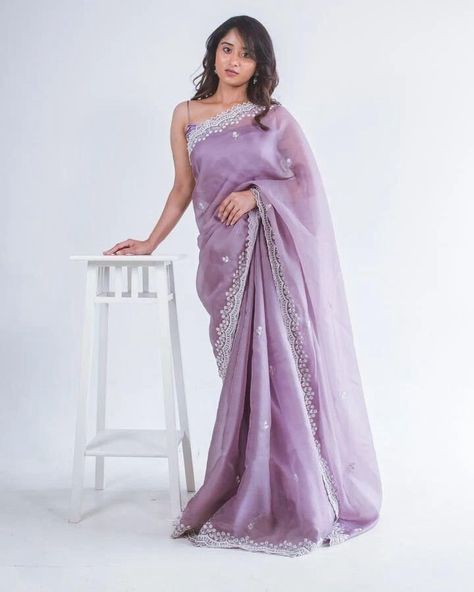 We Crafts Designer Blouse/Crop Top, Designer Bollywood Saree, Banarasi Silk Saree, Designer Wedding Lehengas, Bridal Lehenga, South Indian Dresses, Chaniya Choli, Bridesmaid Lehengas, Sabyasachi Lehengas, Floral Skirts, Punjabi Suits, Indo-western Outfits Etc. For More Latest Trending Women's outfits Just Click on the below link, https://www.etsy.com/in-en/shop/NovaStudioIN 👉Saree * Fabric :- Pure Soft Tebi Silk. * Embellishment :- Beautiful Fancy Sequins and Thread Embroidery Work. * Color :- As shown. * Length :- 5.5 Mtr. 👉Blouse (Un-stitched) * Fabric :- Bangalory Satin Silk. * Color :- As Shown. * Size :- 0.80 M. * Embellishment :- Plain. * Wash Care :- First Wash Dry Clean. * Quality:- Quality Product. * Occasion:- Festival, Party-wear, Wedding, Ceremony. Made to Measure Order Note Pleated Saree, Organza Silk Saree, Party Wear Saree, Ready To Wear Saree, Silk Saree Blouse, Party Kleidung, Sequence Work, Embroidery Saree, Readymade Blouse