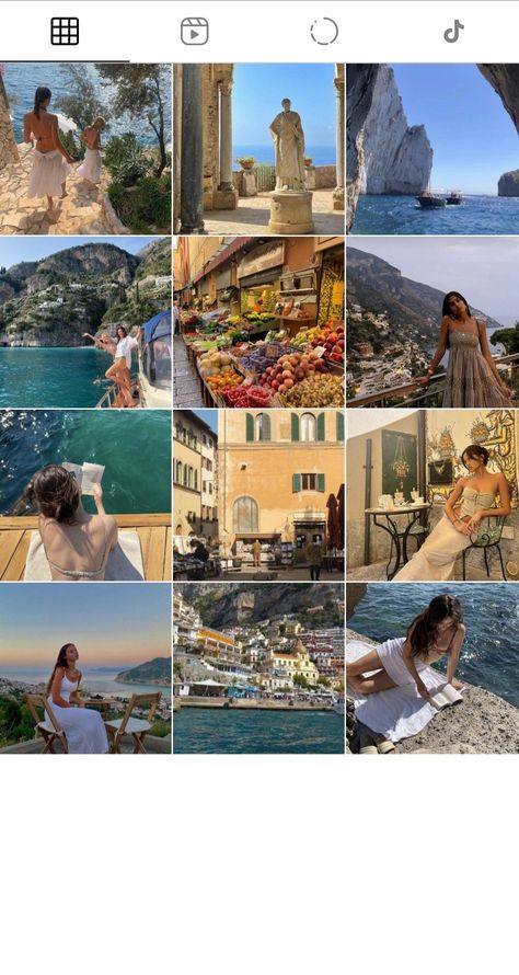 Holiday Feed Instagram, Instagram Travel Aesthetic, Europe Aesthetic Instagram, Italy Feed Instagram, Aesthetic Summer Instagram Feed, Italy Ig Pics, Italy Instagram Posts, Euro Summer Instagram, European Summer Picture Ideas