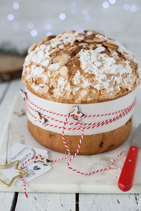 Panettone sciuè sciuè | Chiarapassion Panettone Recipe, Italian Cake, Food Candles, Xmas Food, Italian Desserts, Christmas Cooking, Food Cakes, Puddings, Pavlova