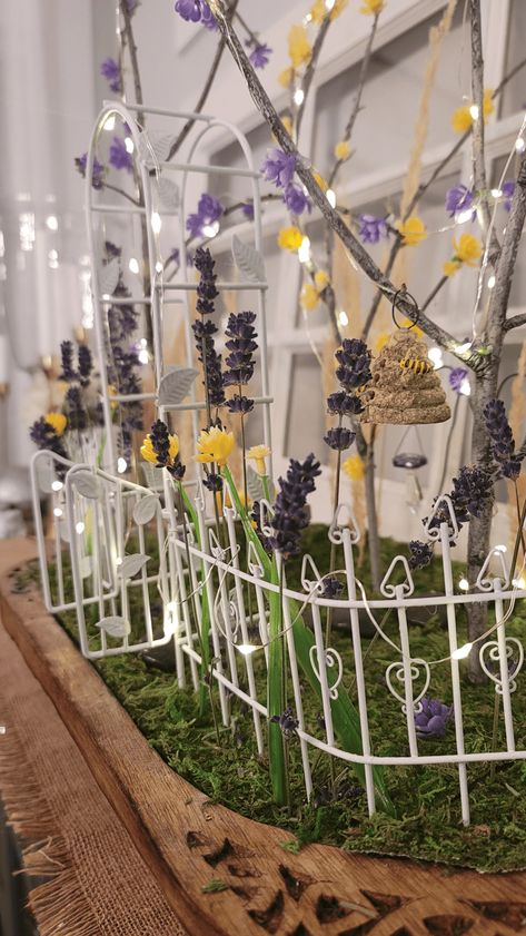 How to Make an Indoor Fairy Garden - Sweet Valley Acres Indoor Fairy Garden, Garden Hooks, Indoor Fairy Gardens, Small Terracotta Pots, Real Fairies, Stone Pathway, Garden Lanterns, Stone Path, Love Fairy