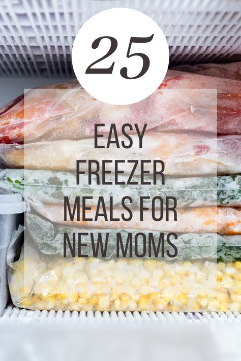 Looking for simple make ahead freezer meals for new moms? Look no further than these 25 easy crockpot freezer meals.   freezer meals | freezer meals make ahead | freezer meals make ahead crock pot | freezer meals for new moms | freezer meals for postpartum | freezer meal prep Easy Dump And Go Freezer Meals, Crockpot Meals Prep Ahead, Easy Make Ahead Crockpot Dinners, Freezer Meals To Prepare Before Baby, Make Ahead Crock Pot Meals To Freeze, Make Ahead Freezer Meals With Grocery List Free Printable, Healthy Meal Prep Freezer Meals For One, Easy Freezer Recipes, Easy Frozen Meal Prep Ideas