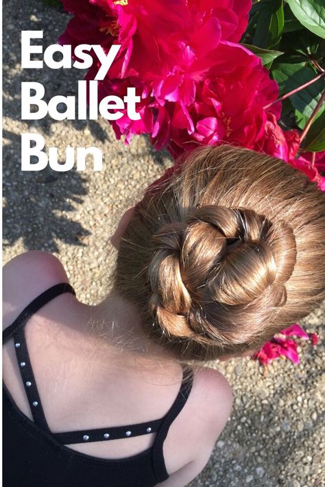 Ballet Bun Tutorial, Dancers Bun, Recital Hairstyles, How To Bun, Dance Competition Hair, Bun Making, Toddler Girl Ballet, Ballerina Hair, Easy Toddler Hairstyles