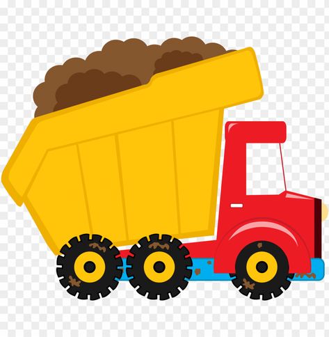 Construction Zone Birthday Party, Diy Gift Bags Paper, Dump Truck Cakes, Cars Cake Design, Truck Clipart, Construction Cake, Birthday Room Decorations, Baby Shower Photo Booth, Gift Bags Diy