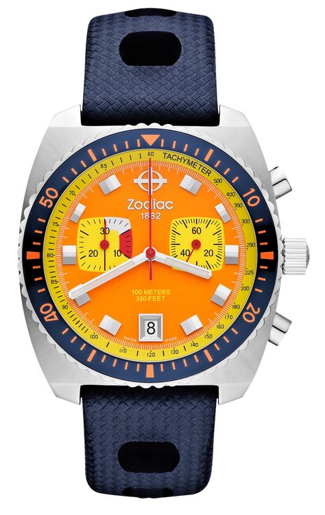 Zodiac Watches, Breitling Watches, Best Watches, Sea Dragon, Retro Watches, Best Watches For Men, Limited Edition Watches, Watches Unique, Retro Color