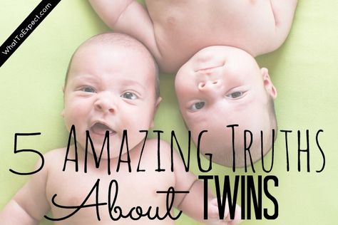 They are pretty amazing! 5 facts about twins that will blow your mind Twin Facts, Cute Twin Babies, Raising Twins, Twin Life, Expecting Twins, Cute Twins, Parenting Videos, Twin Tips, Twin Pregnancy