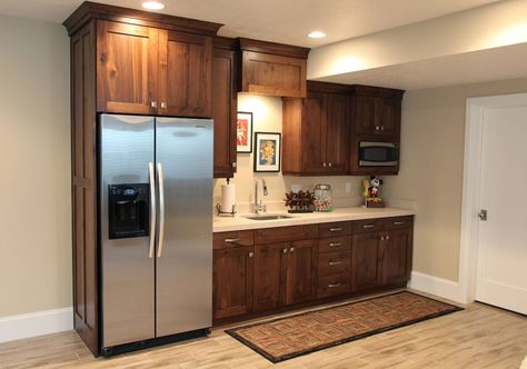 45 Basement Kitchenette Ideas to Help You Entertain in Style - Luxury Home Remodeling | Sebring Design Build Small Basement Kitchen, Basement Kitchenette, Diy Basement, Basement Kitchen, Basement Storage, Basement Apartment, Small Basements, Waterproofing Basement, Basement Walls